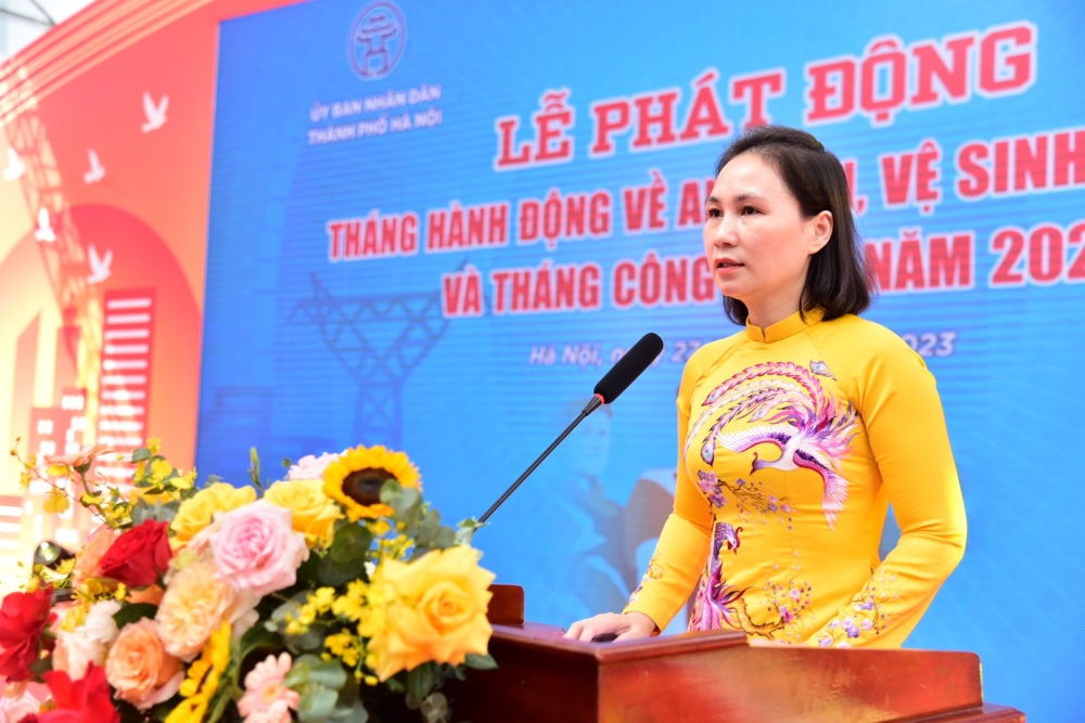Phát động Tháng hành động về an toàn, vệ sinh lao động và Tháng Công nhân thành phố Hà Nội năm 2023 - ảnh 3