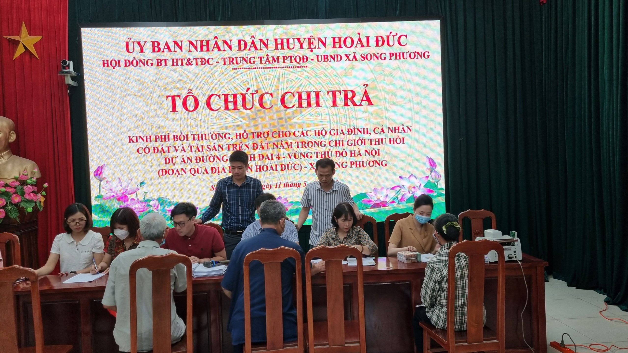 Hoài Đức: Chi trả bồi thường, hỗ trợ giải phóng mặt bằng thực hiện dự án Vành đai 4 - ảnh 3