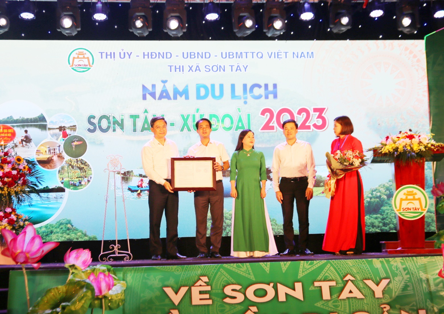 Khai mạc Năm du lịch Sơn Tây - xứ Đoài 2023: Công bố Điểm du lịch thôn Lòng Hồ, xã Kim Sơn - ảnh 3