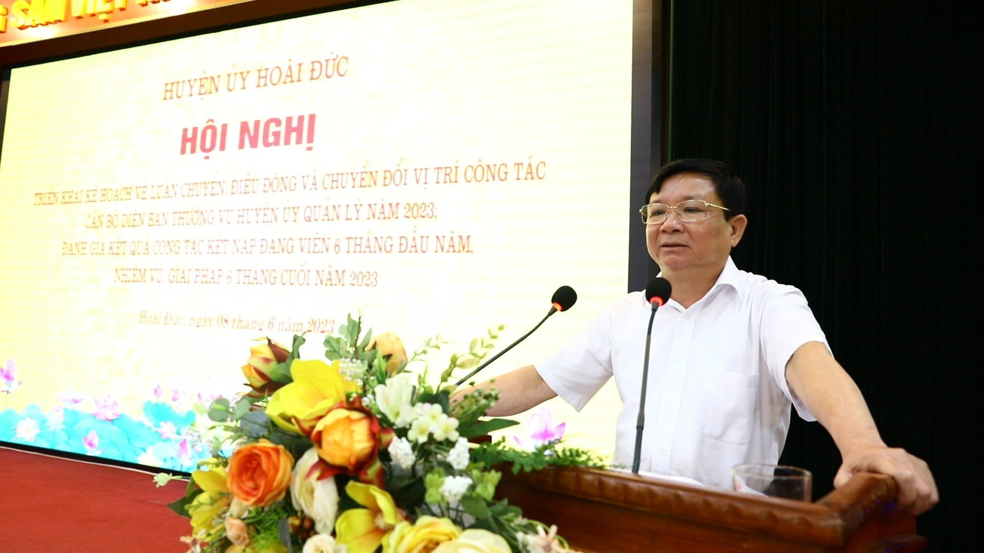 Hoài Đức: Phấn đấu đến năm 2025 có 50% bí thư, chủ tịch cấp xã không là người địa phương - ảnh 3