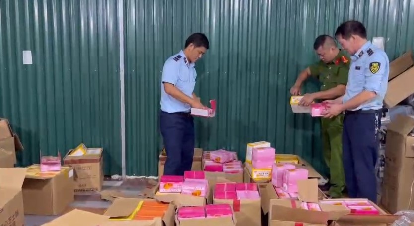 Phát hiện 4.608 chiếc bánh trung thu nhãn hiệu bibizan nhập lậu - ảnh 1