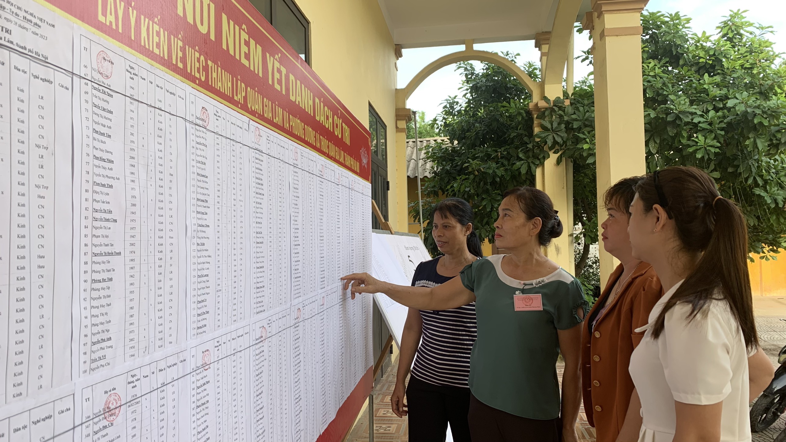 Lấy ý kiến nhân dân về việc thành lập quận Gia Lâm và 16 phường - ảnh 3