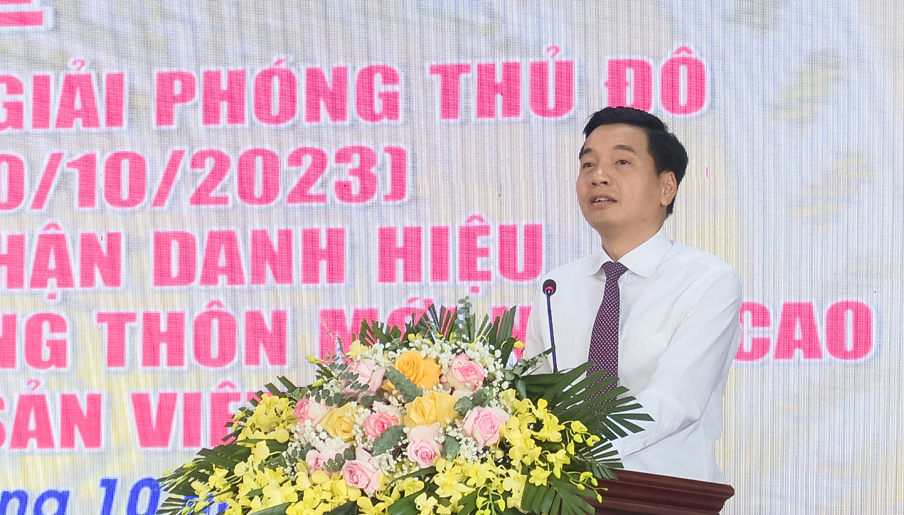 Xã Văn Đức đón nhận danh hiệu Xã đạt chuẩn Nông thôn mới nâng cao - ảnh 3