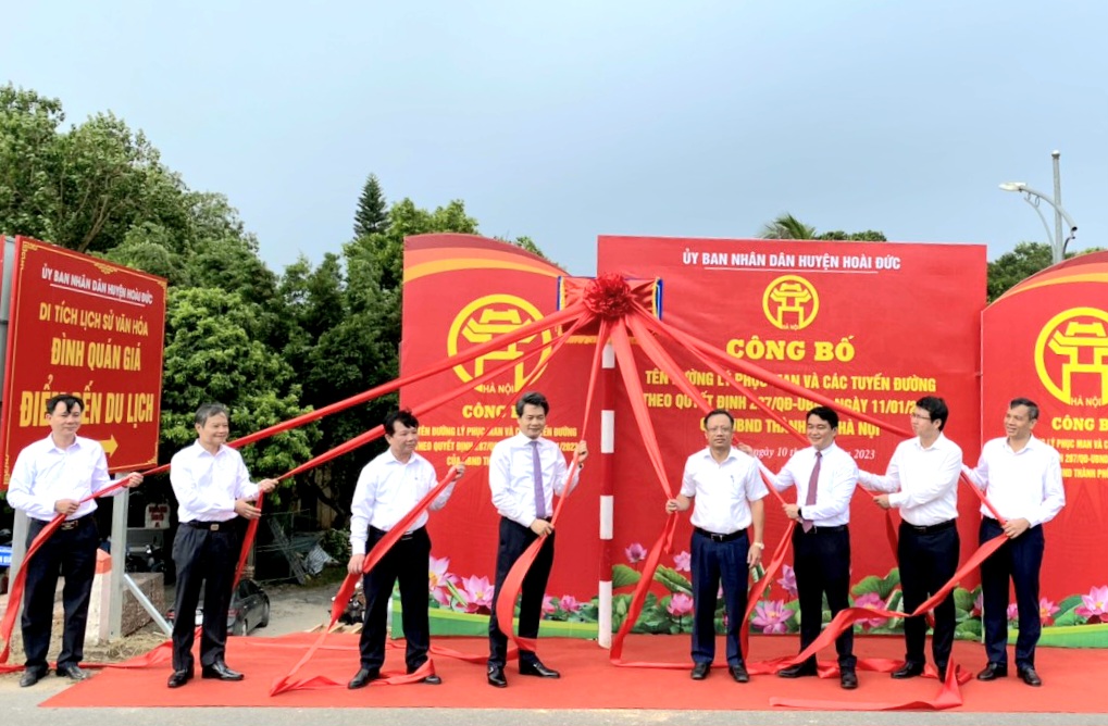 Hà Nội: Công bố quyết định tên đường Lý Phục Man và 17 tuyến đường - ảnh 1