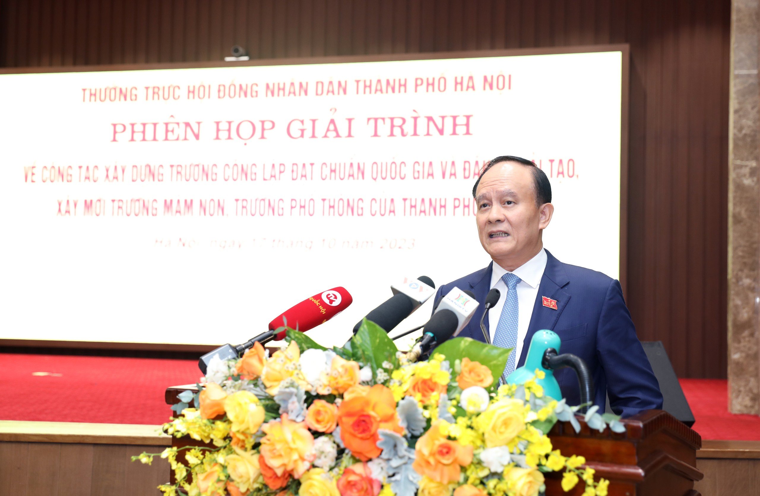Đẩy nhanh tiến độ các dự án đầu tư xây dựng trường học công lập - ảnh 1