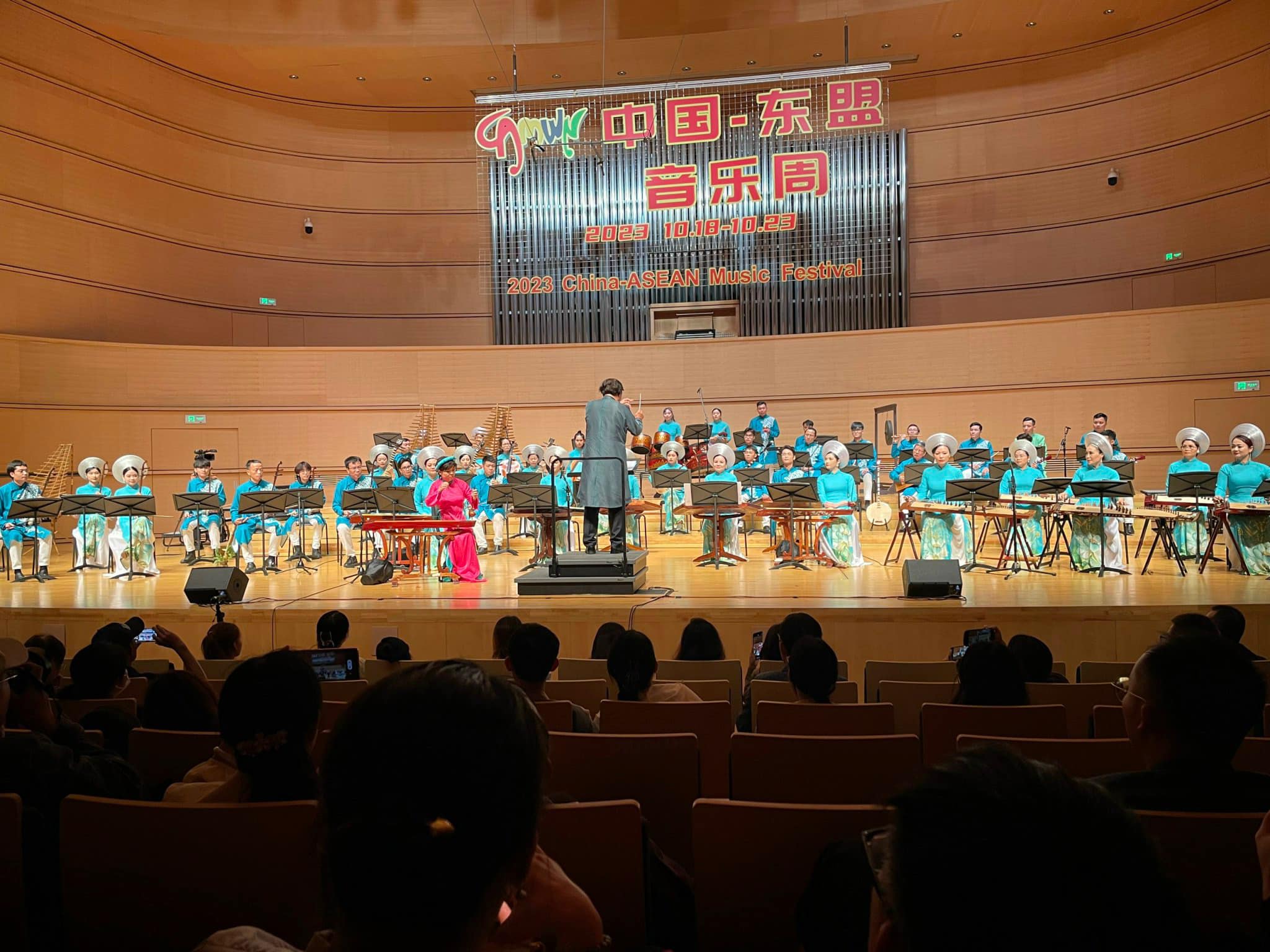 Dàn nhạc Dân tộc Việt Nam biểu diễn 9 tác phẩm tại Festival Âm nhạc Trung Quốc - ASEAN 2023 - ảnh 3