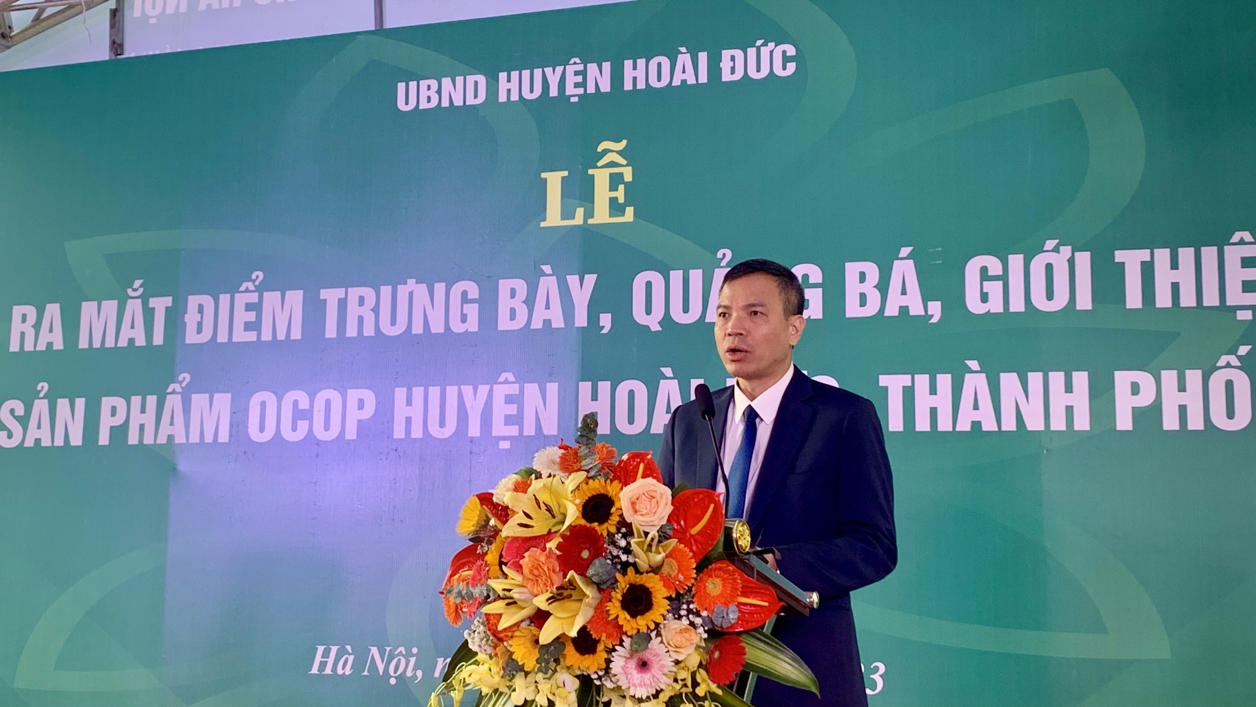 Điểm trưng bày, giới thiệu, bán sản phẩm OCOP tại khu đô thị An Lạc, xã Vân Canh - ảnh 1