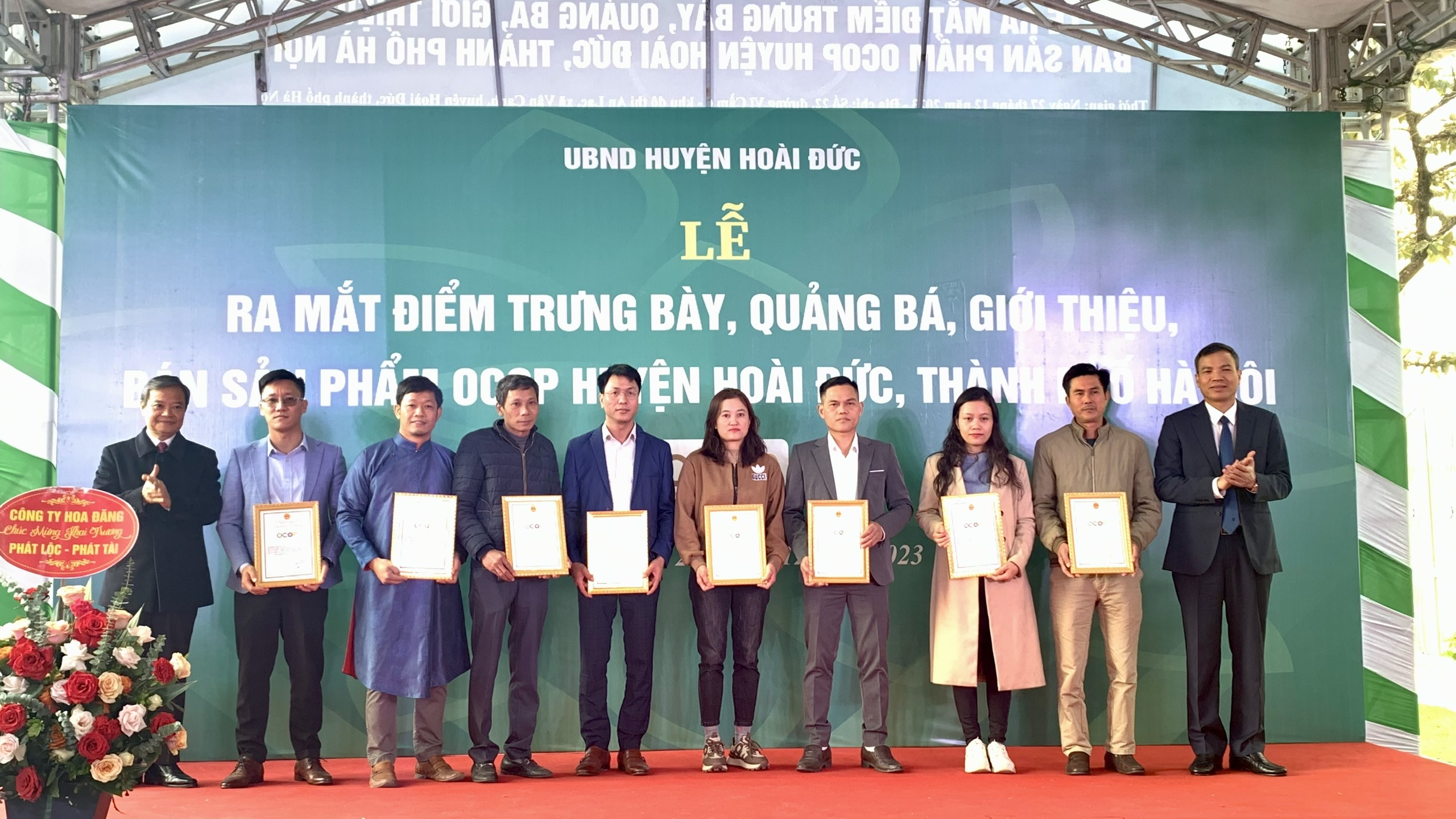 Điểm trưng bày, giới thiệu, bán sản phẩm OCOP tại khu đô thị An Lạc, xã Vân Canh - ảnh 3