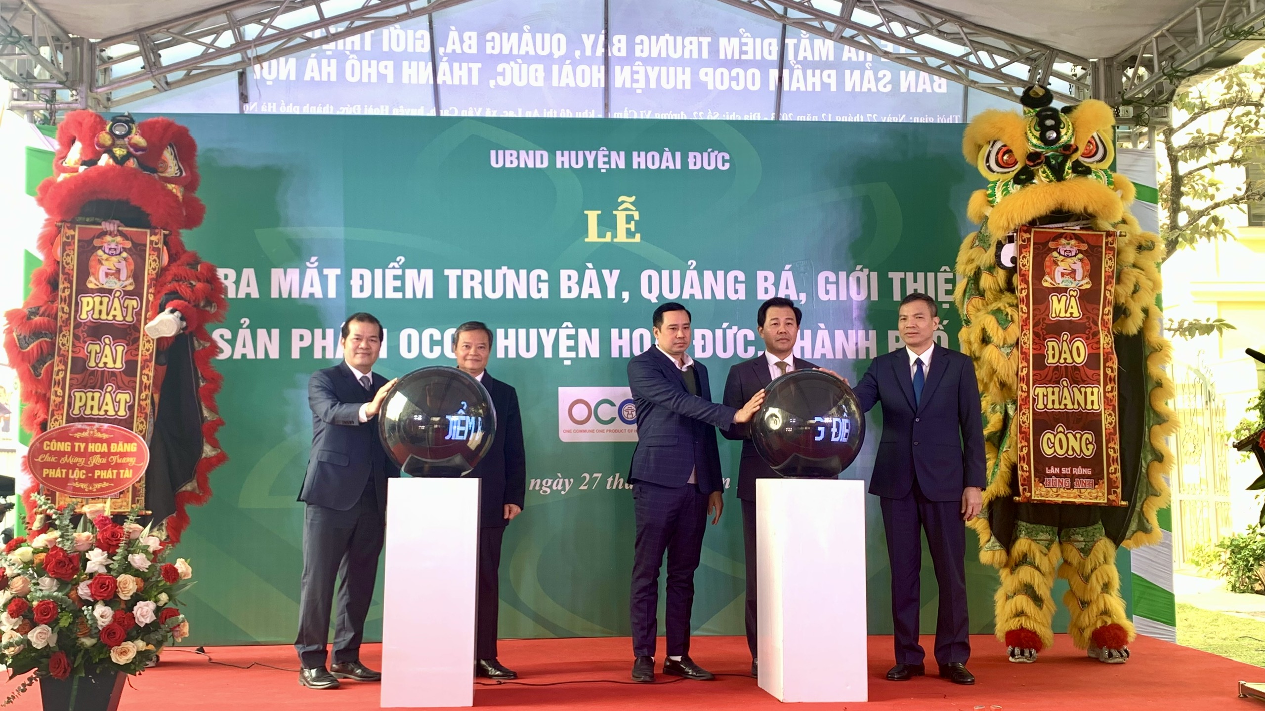 Điểm trưng bày, giới thiệu, bán sản phẩm OCOP tại khu đô thị An Lạc, xã Vân Canh - ảnh 2