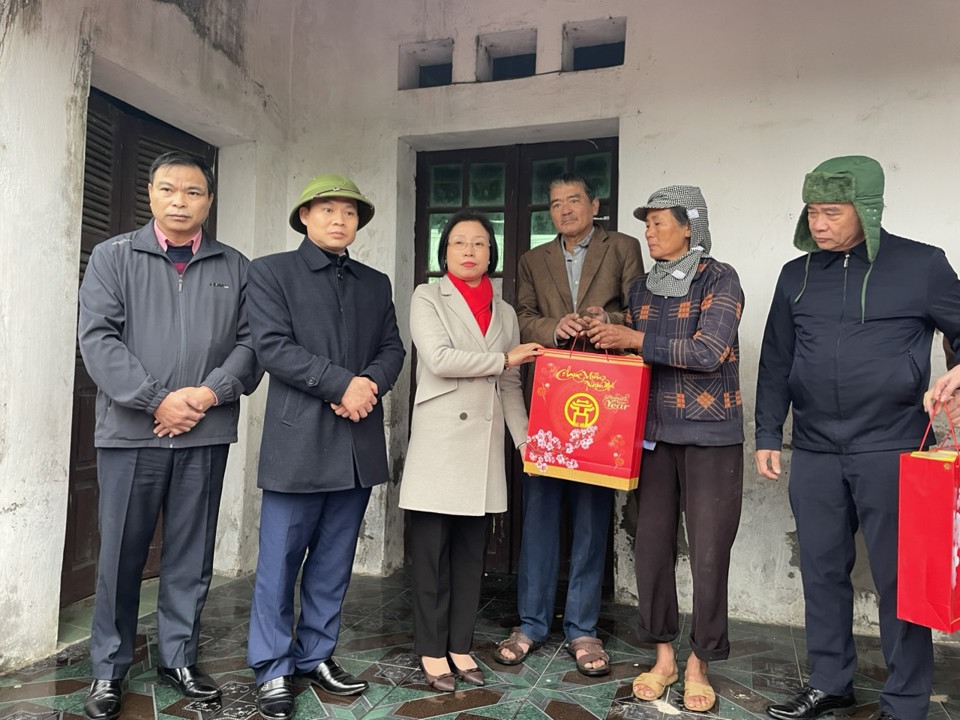 Thăm, tặng quà Tết tại huyện Phú Xuyên - ảnh 3