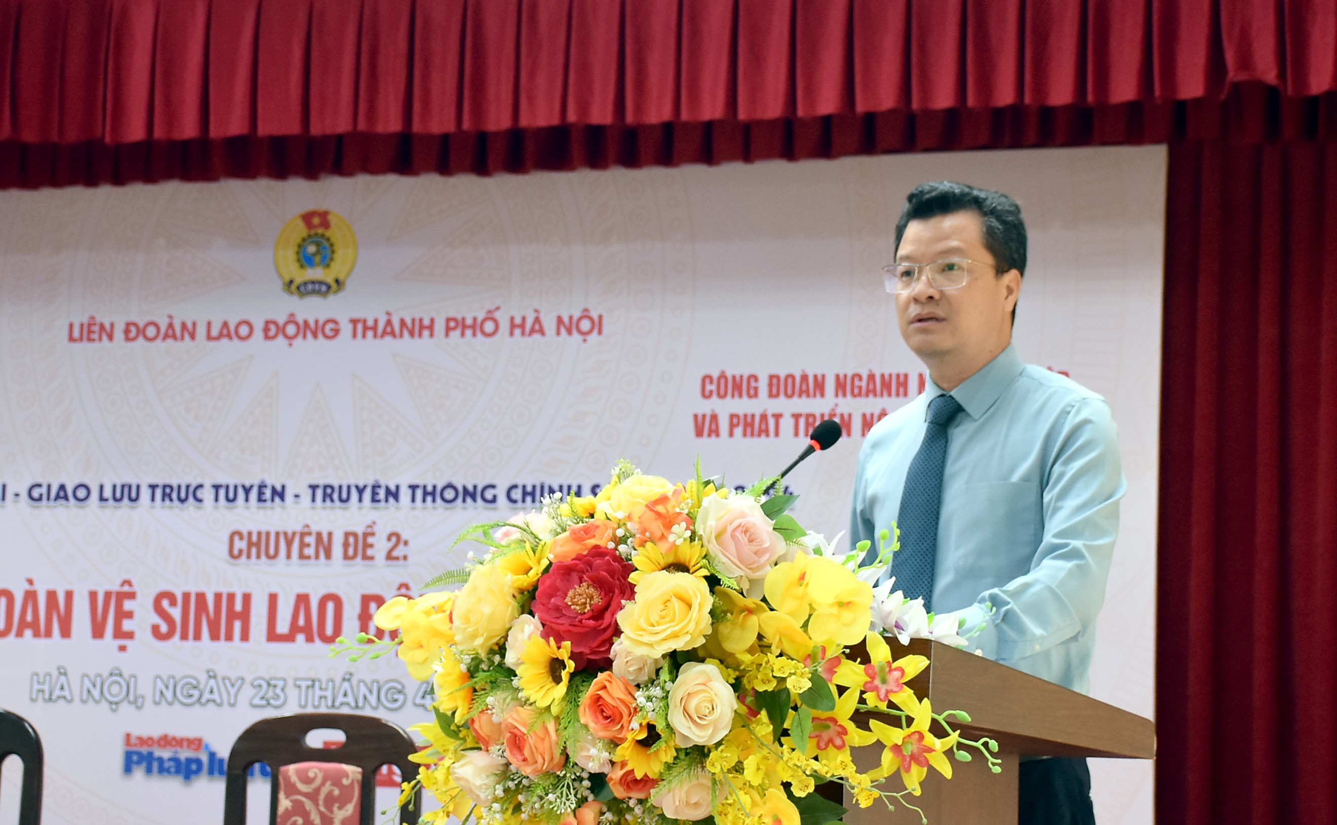 Hơn 200 người lao động tham gia đối thoại về an toàn, vệ sinh lao động và pháp luật lao động - ảnh 3