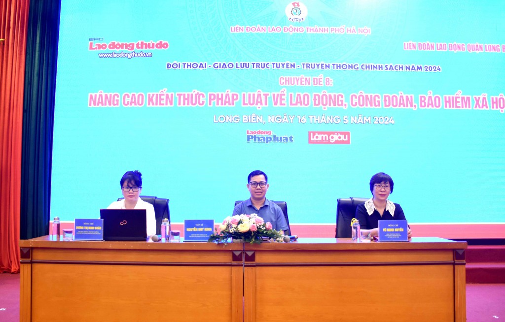 Công đoàn viên quận Long Biên được giải đáp về lao động, Công đoàn, bảo hiểm xã hội - ảnh 5