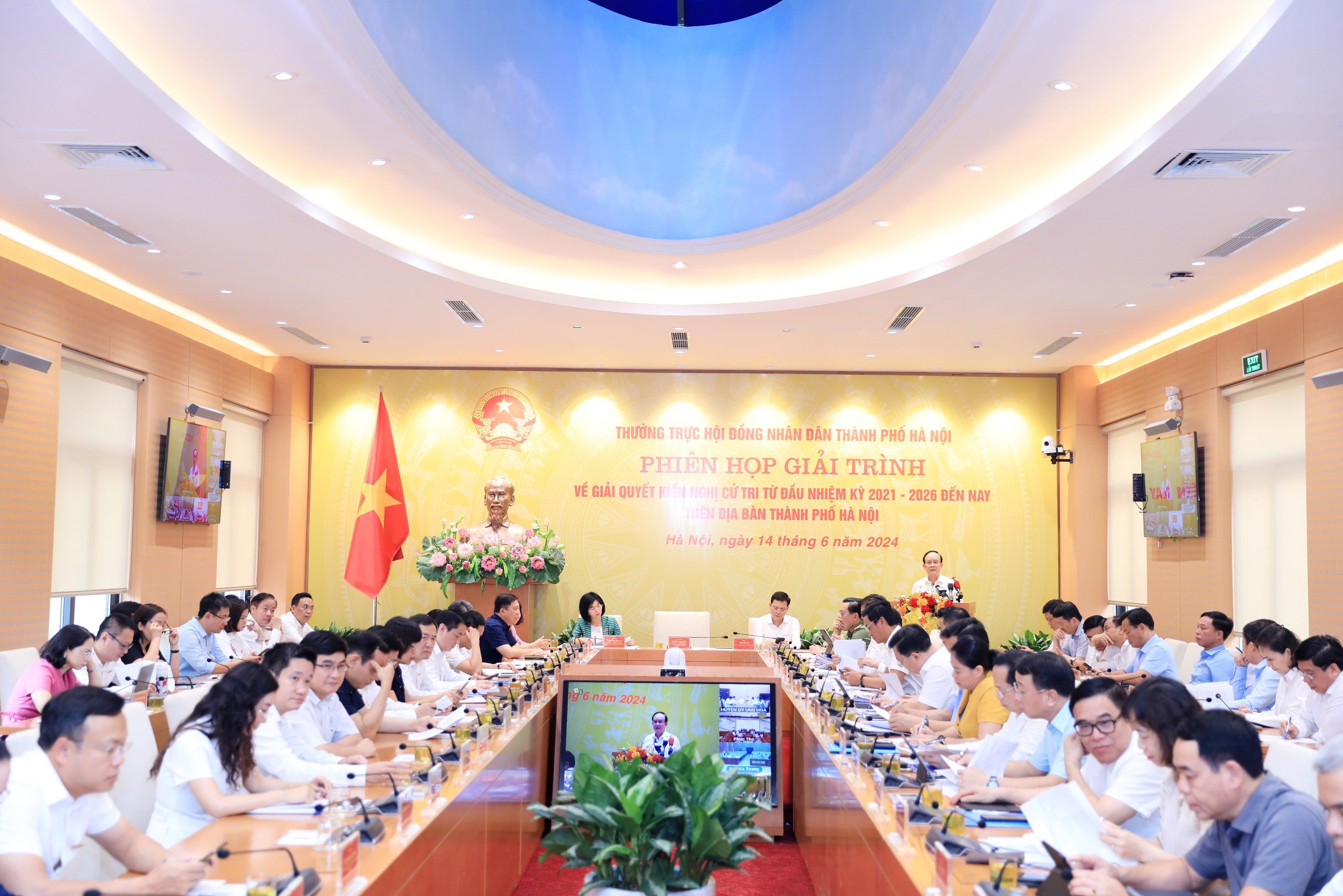 HĐND thành phố Hà Nội khai mạc phiên giải trình kiến nghị của cử tri - ảnh 2