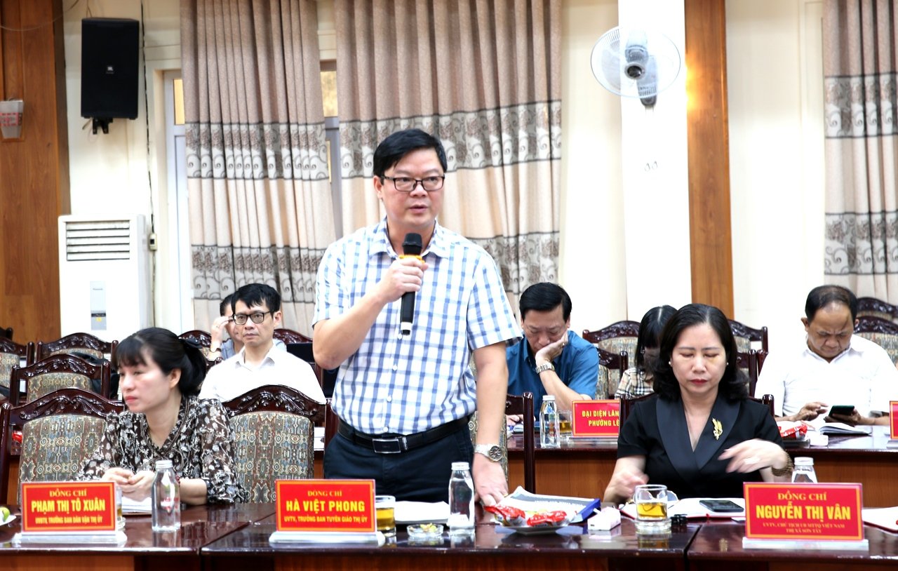 Sơn Tây: Chuẩn bị tổ chức chu đáo lễ kỷ niệm 100 năm thành lập thị xã - ảnh 2