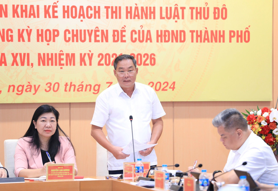 Triển khai Luật Thủ đô một cách chất lượng với 5 nhóm nhiệm vụ - ảnh 3