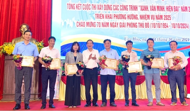 Diện mạo Ứng Hoà khởi sắc: Hiệu quả từ Cuộc thi xây dựng các công trình “xanh, văn minh, hiện đại”  - ảnh 1