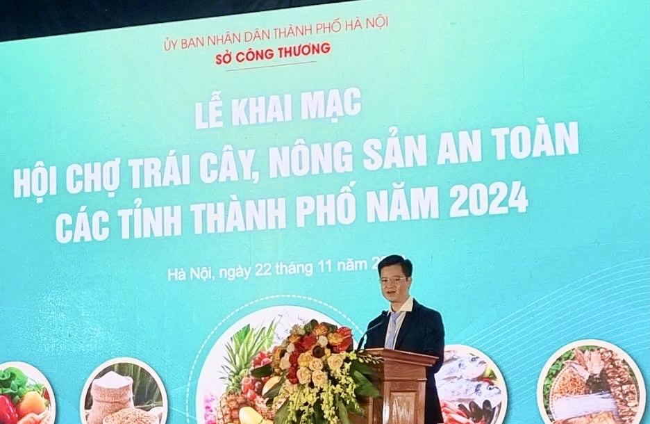 Khai mạc Hội chợ trái cây, nông sản an toàn tại Thanh Trì - ảnh 2