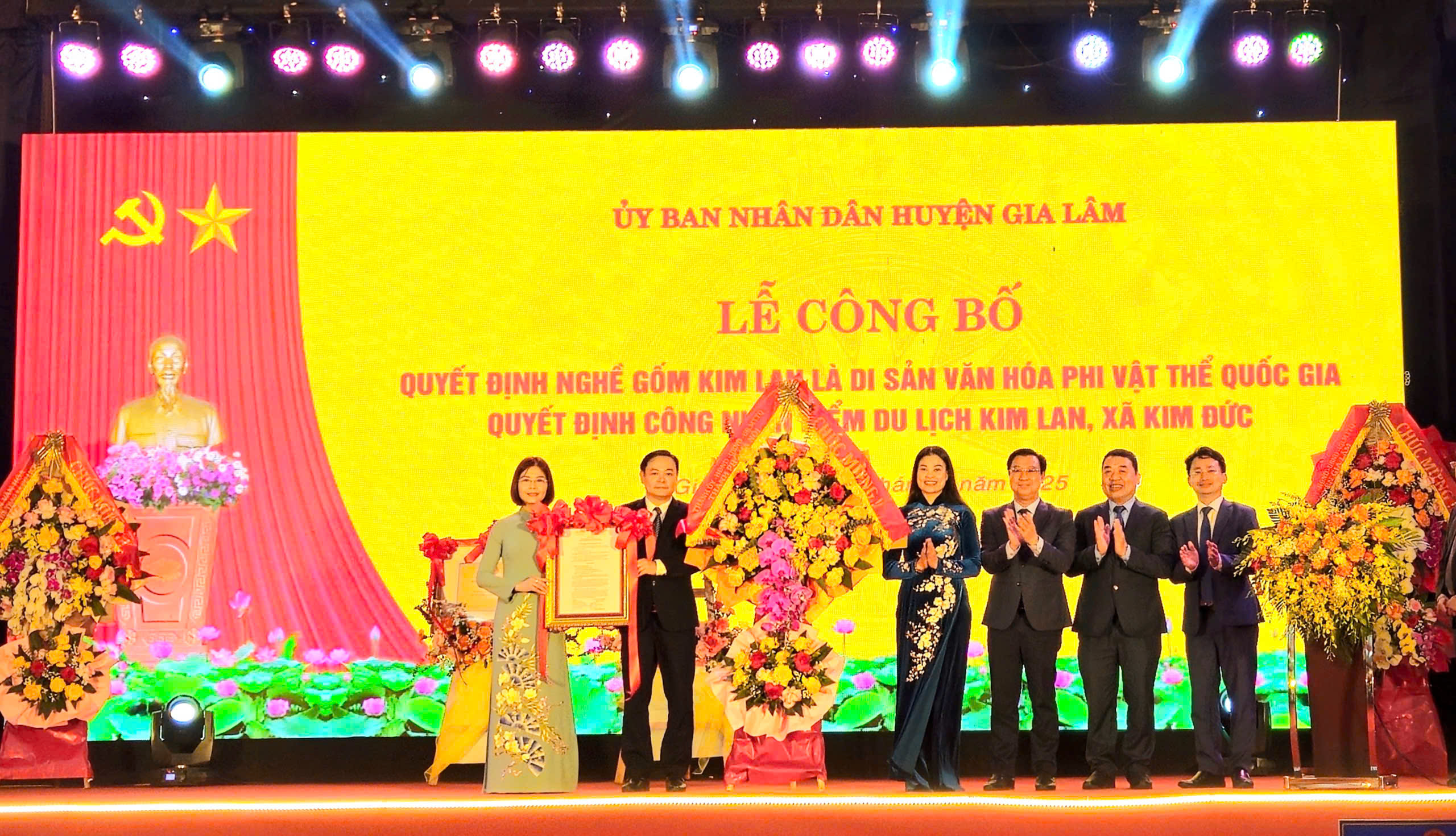 Công bố Di sản văn hóa phi vật thể Quốc gia và công nhận điểm du lịch Kim Lan - ảnh 5