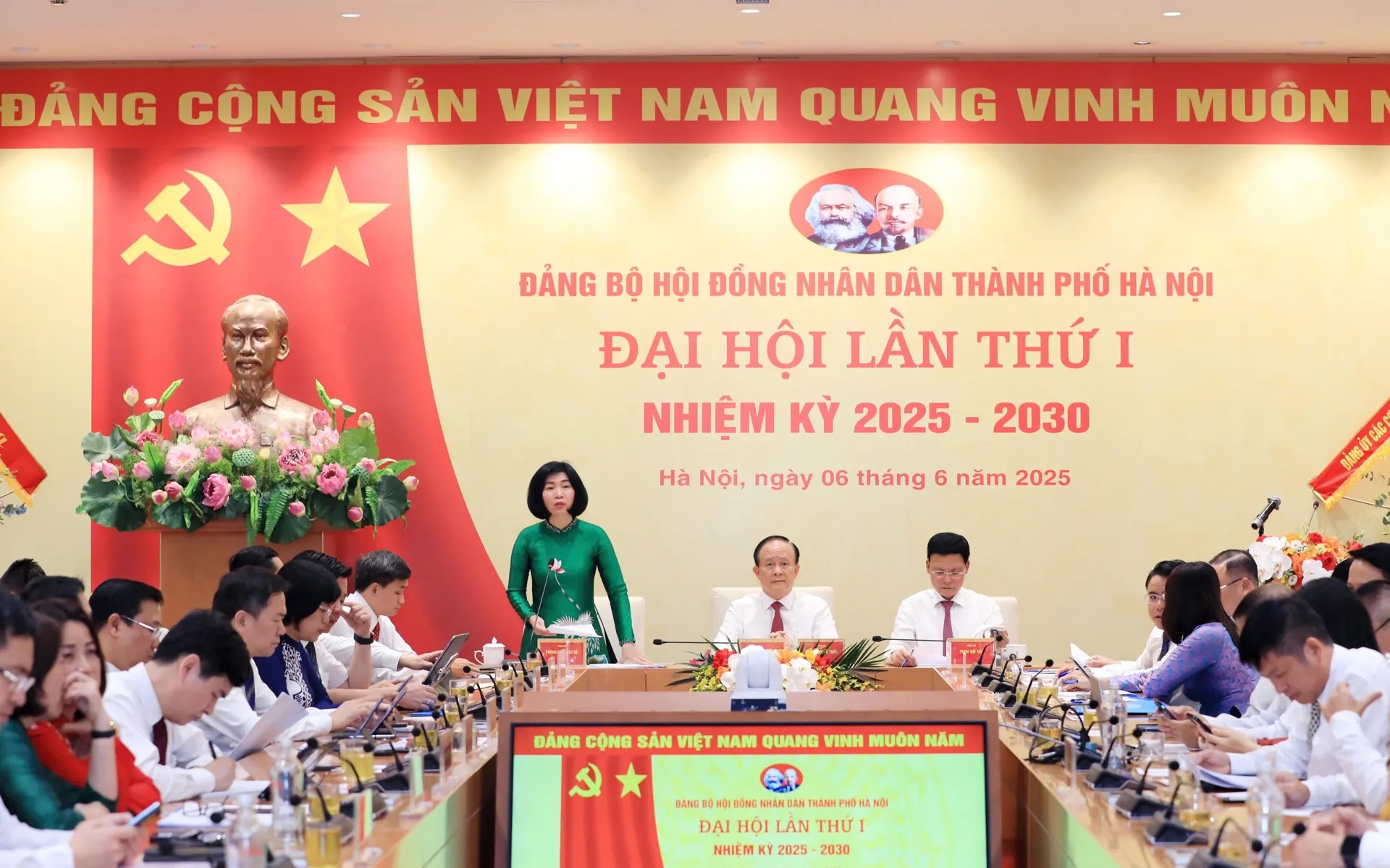 Đại hội lần thứ 1 Đảng bộ HĐND thành phố Hà Nội thành công tốt đẹp - ảnh 4