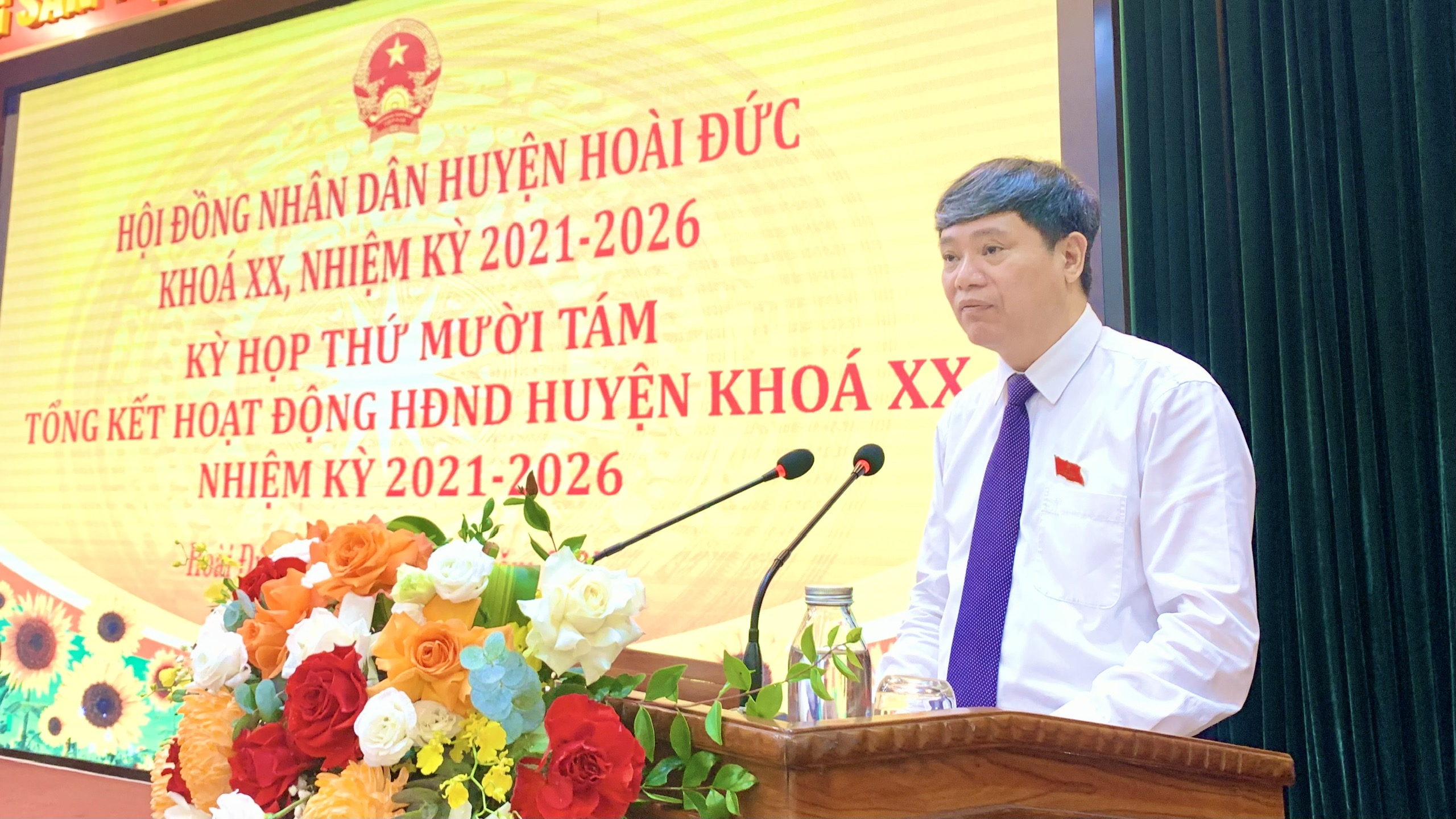 HĐND huyện Hoài Đức tổng kết hoạt động nhiệm kỳ 2021-2026 - ảnh 2
