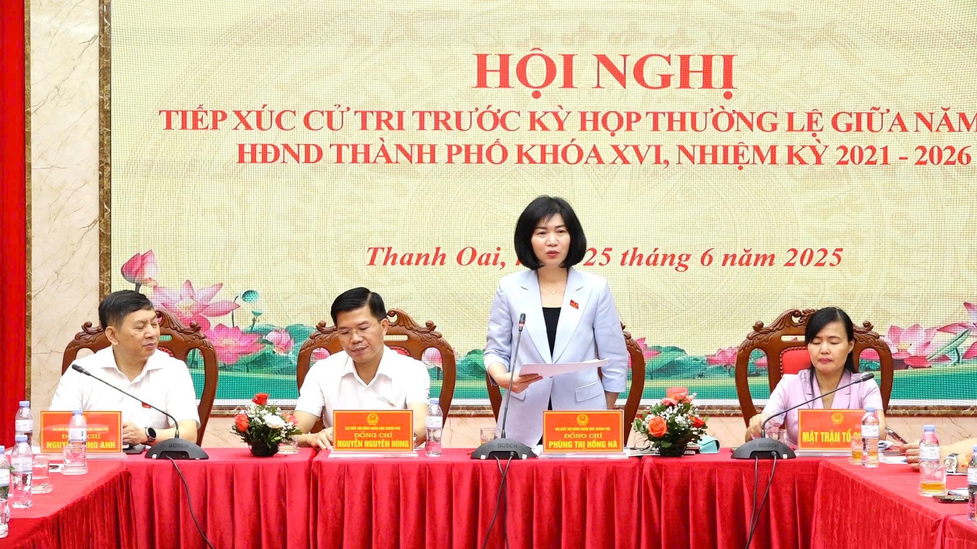 Cử tri Thanh Oai hưởng ứng cao với việc thực hiện mô hình chính quyền địa phương 2 cấp - ảnh 2