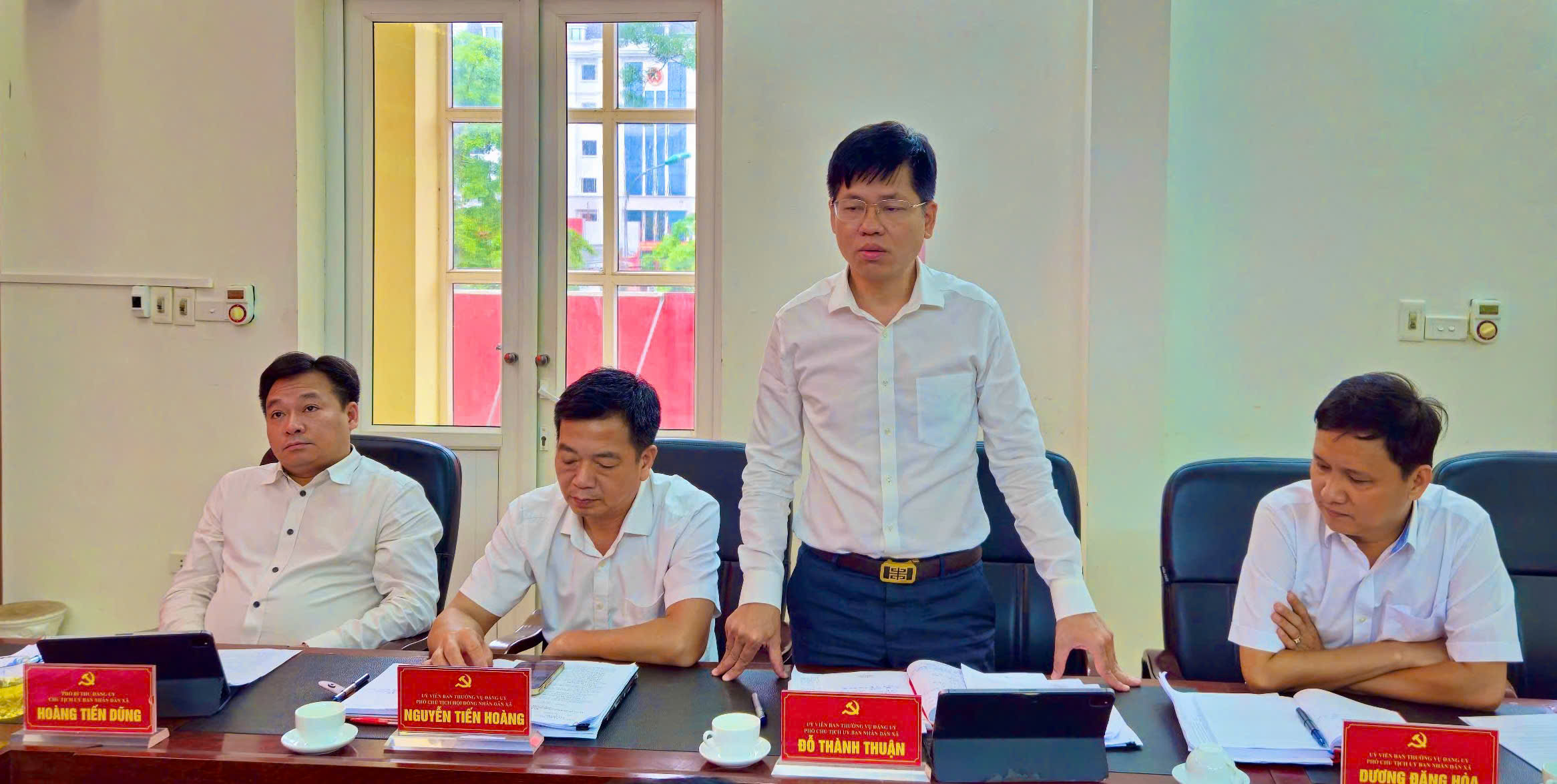 Hội nghị Ban Thường vụ, Ban Chấp hành Đảng bộ xã Bát Tràng mới vận hành thử nghiệm - ảnh 7