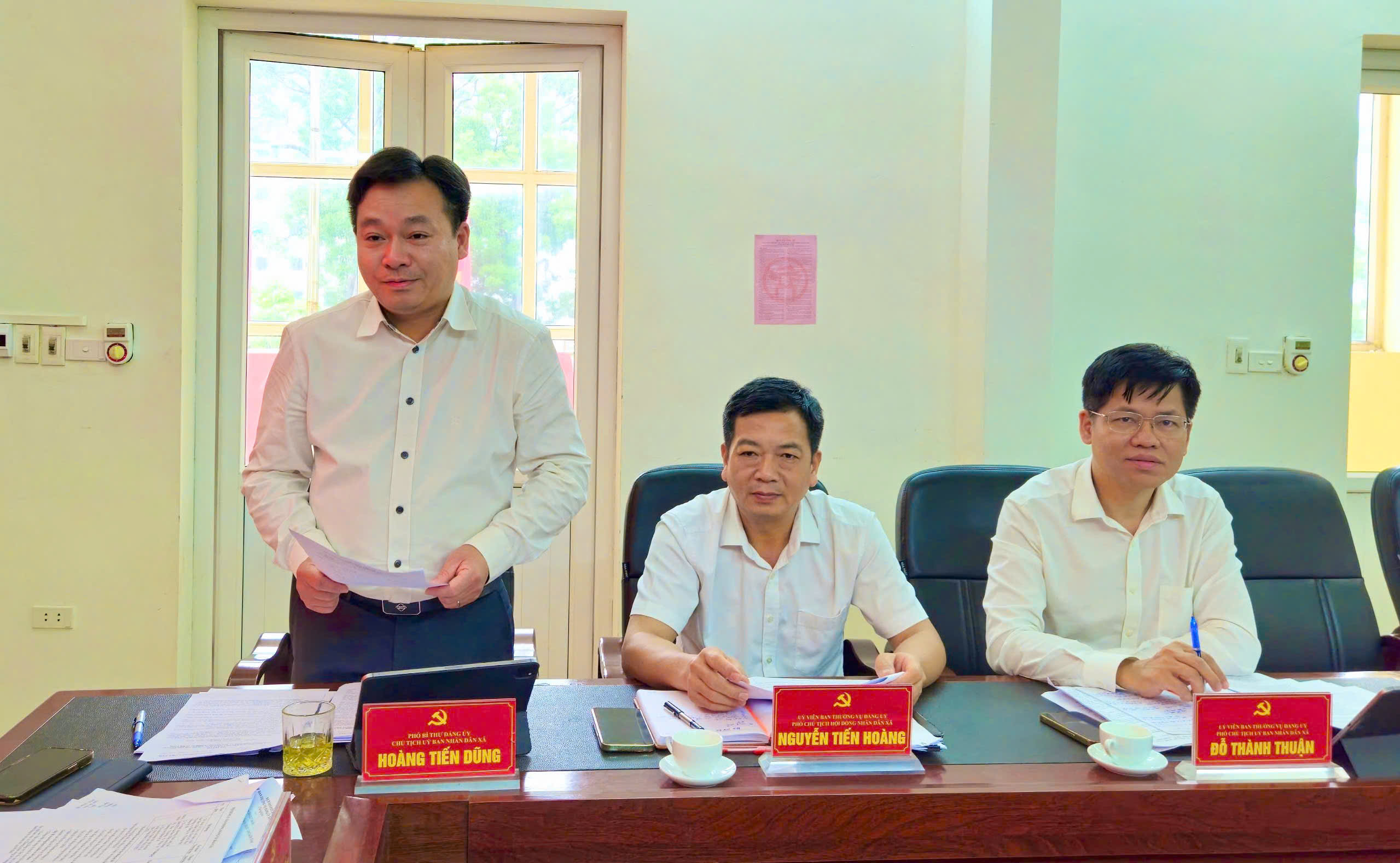 Hội nghị Ban Thường vụ, Ban Chấp hành Đảng bộ xã Bát Tràng mới vận hành thử nghiệm - ảnh 4