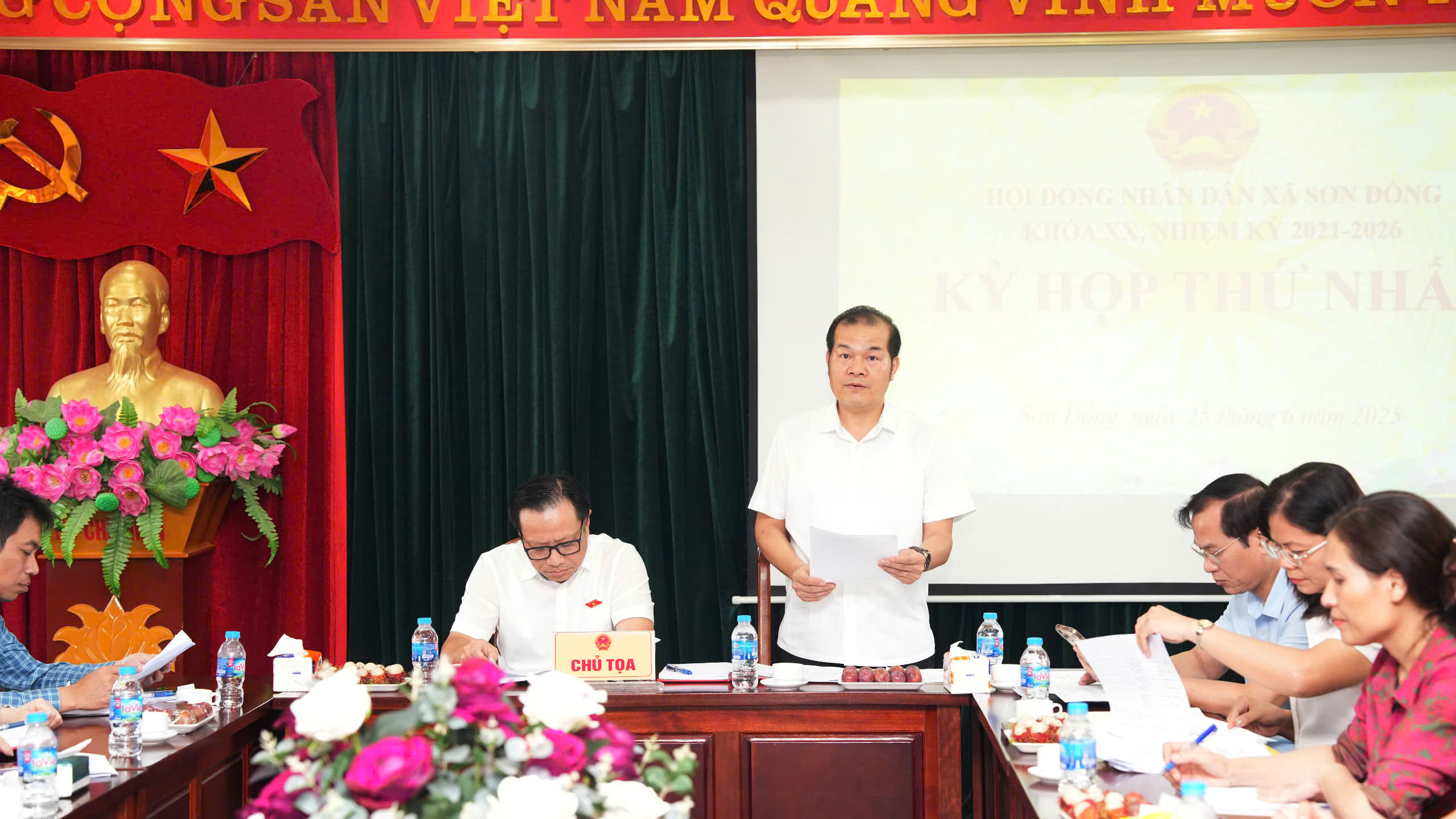 HĐND xã Sơn Đồng mới vận hành thử nghiệm, dự kiến nhân sự Thường trực HĐND xã Sơn Đồng - ảnh 2