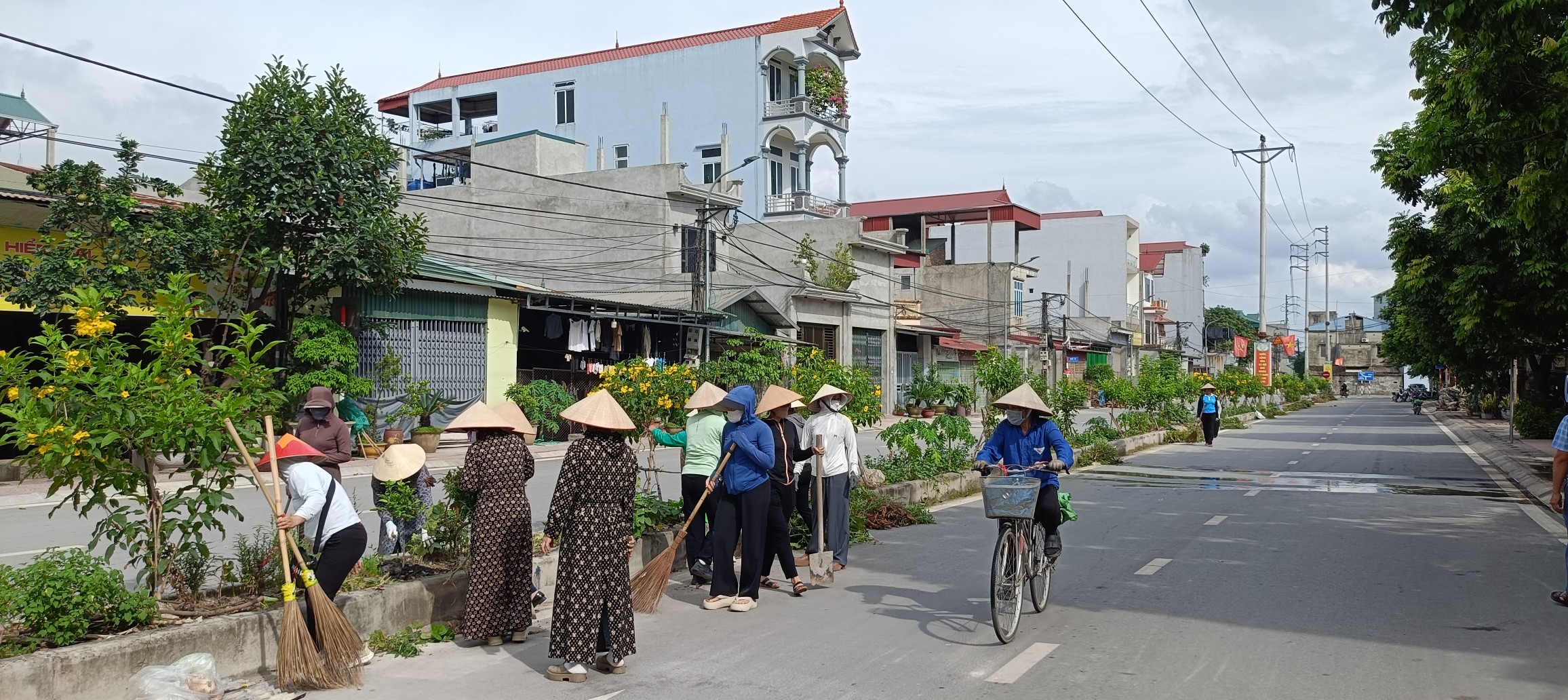 Phụ nữ xã Hương Sơn thiết thực chào mừng chính quyền địa phương 2 cấp - ảnh 6