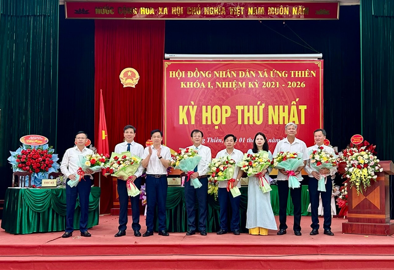 Xã Ứng Thiên tập trung ổn định bộ máy tổ chức, sớm giải quyết những vướng mắc tồn tại các khu đấu giá đất - ảnh 1