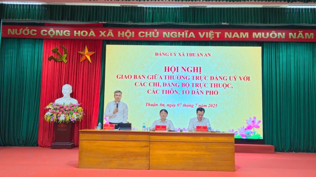 Xã Thuận An triển khai kế hoạch tổ chức đại hội chi bộ - ảnh 1