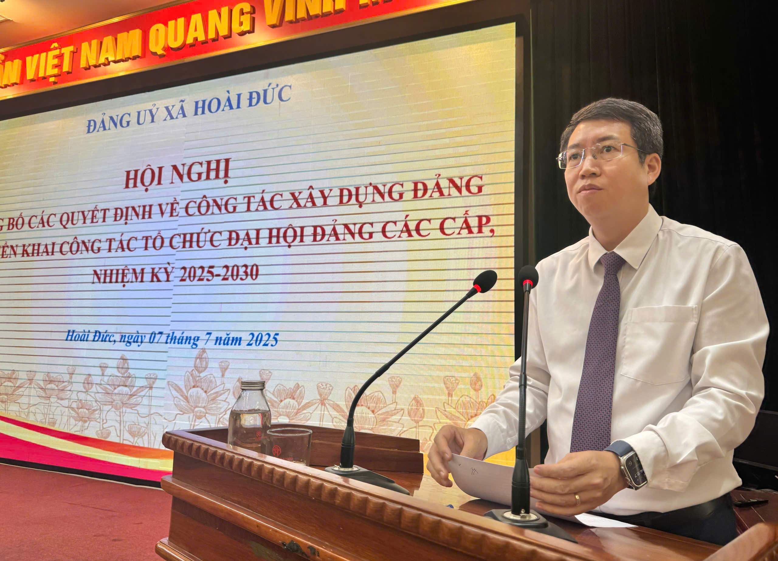 Xã Hoài Đức kiện toàn các chi bộ trực thuộc Đảng ủy cơ sở - ảnh 3