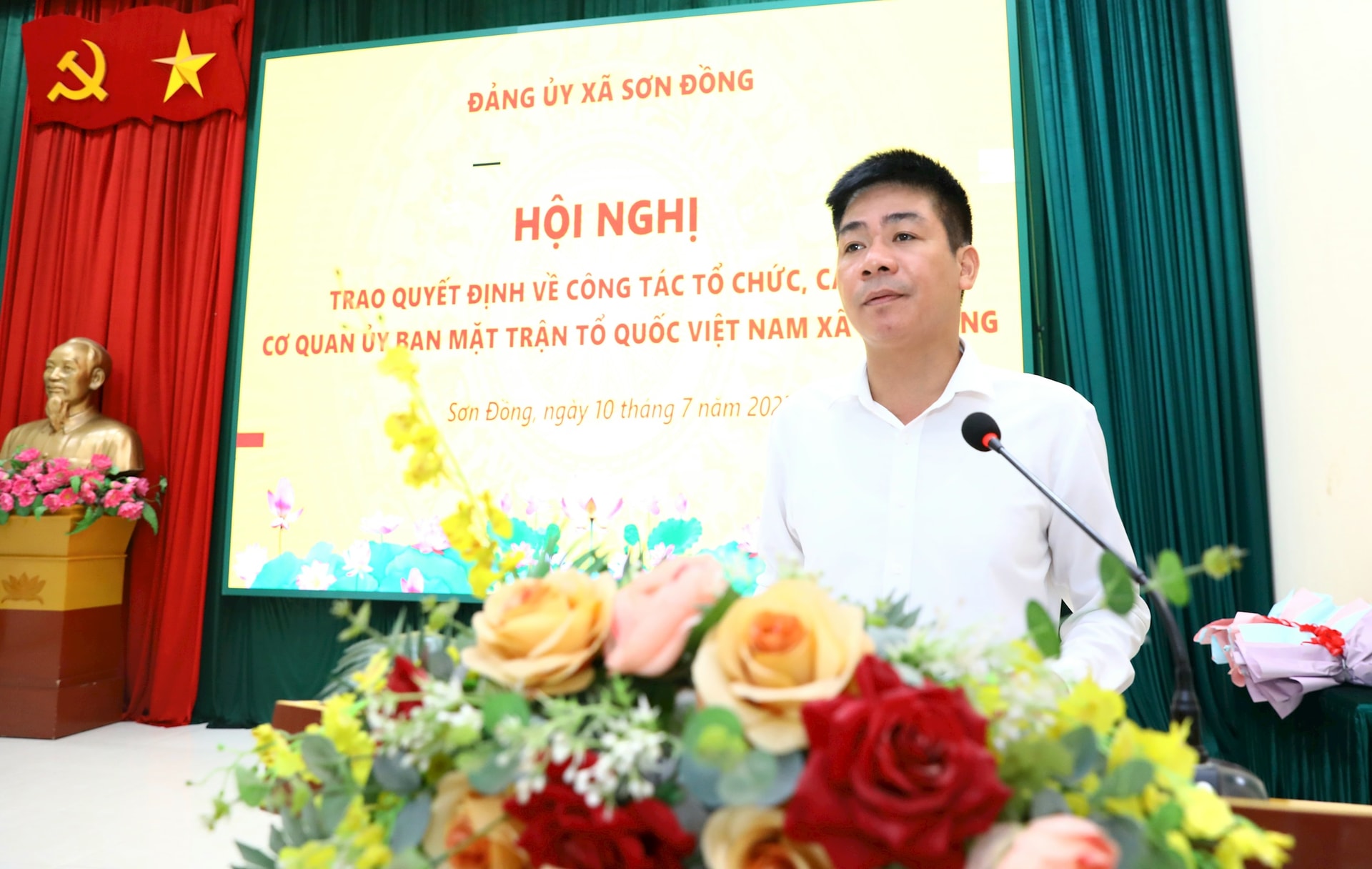 Ủy ban MTTQ Việt Nam xã Sơn Đồng phát động thi đua cao điểm - ảnh 1