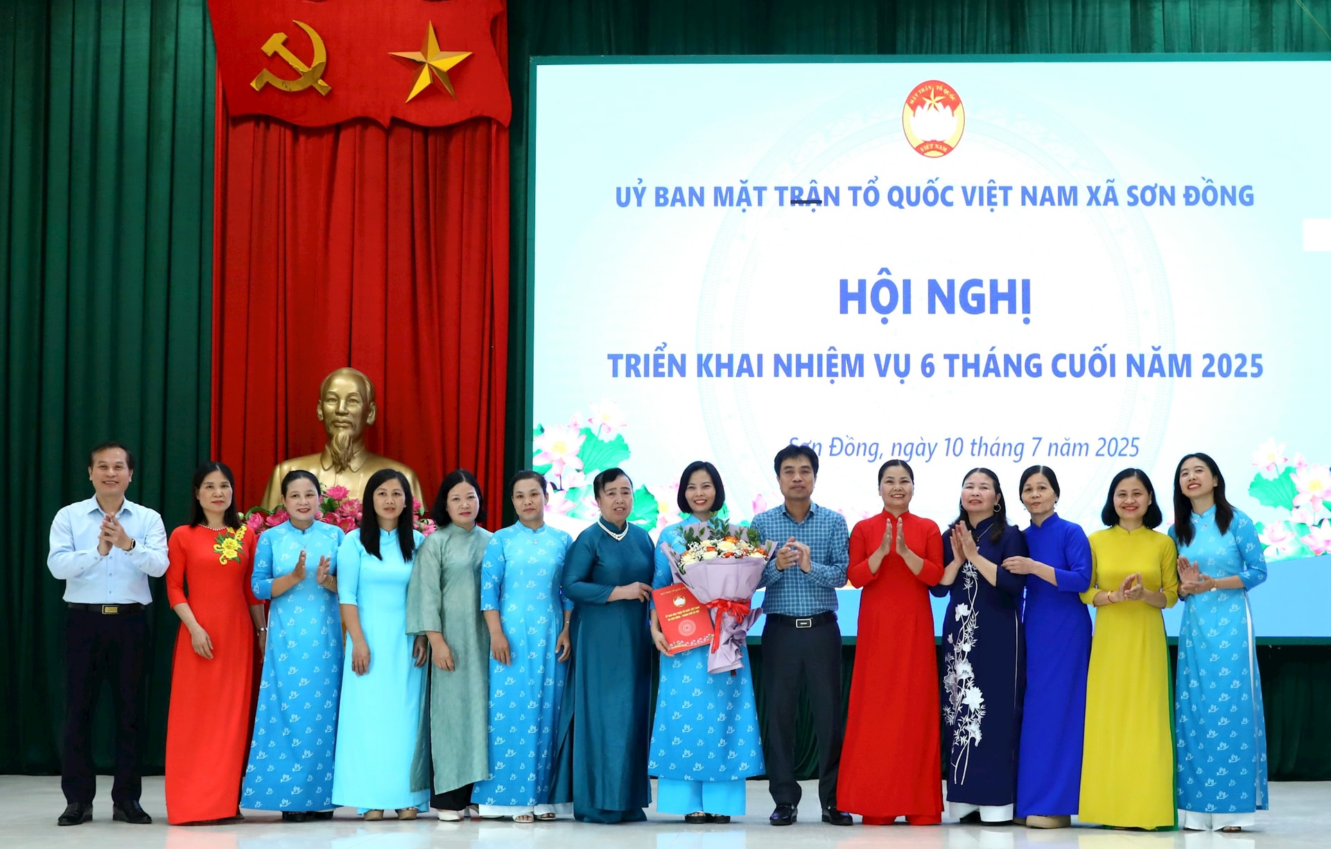 Ủy ban MTTQ Việt Nam xã Sơn Đồng phát động thi đua cao điểm - ảnh 5