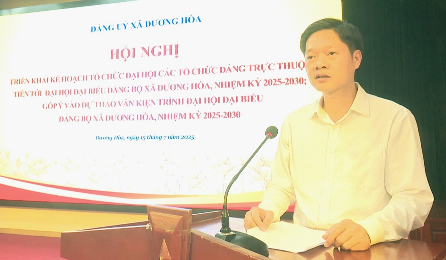 Xã Dương Hoà chuẩn bị kế hoạch tổ chức Đại hội Đảng bộ lần thứ nhất - ảnh 5
