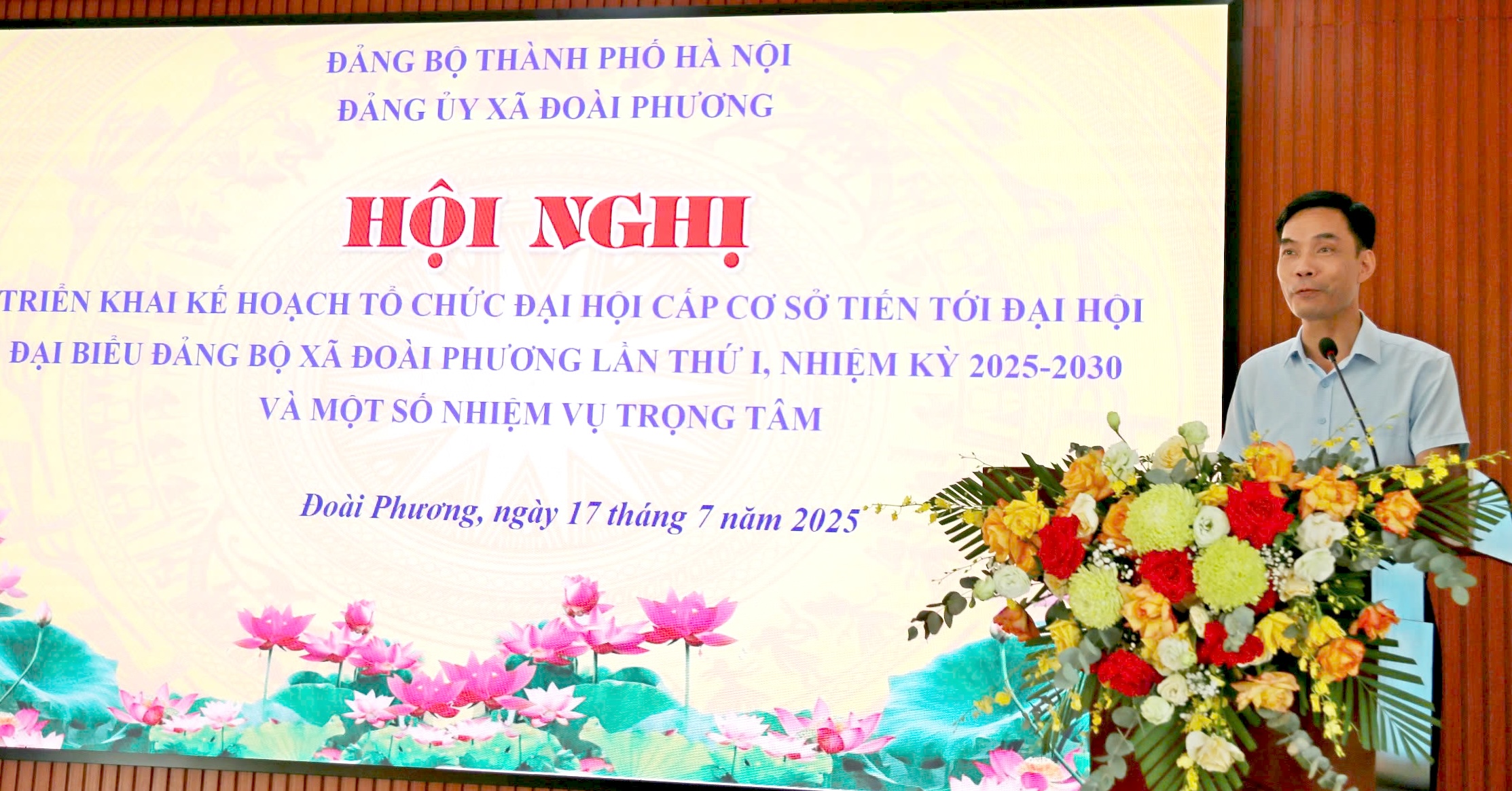 Xã Đoài Phương chuẩn bị chu đáo cho đại hội Đảng bộ xã lần thứ nhất - ảnh 5