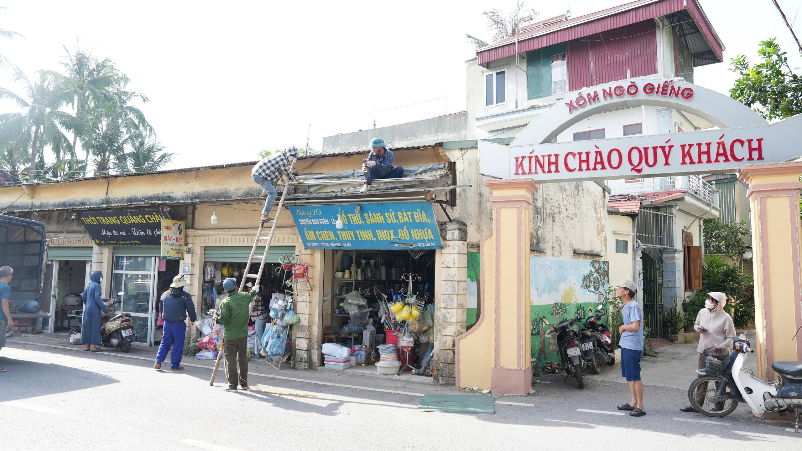 Xã Dương Hoà ra quân bảo đảm trật tự an toàn giao thông, trật tự văn minh đô thị - ảnh 3