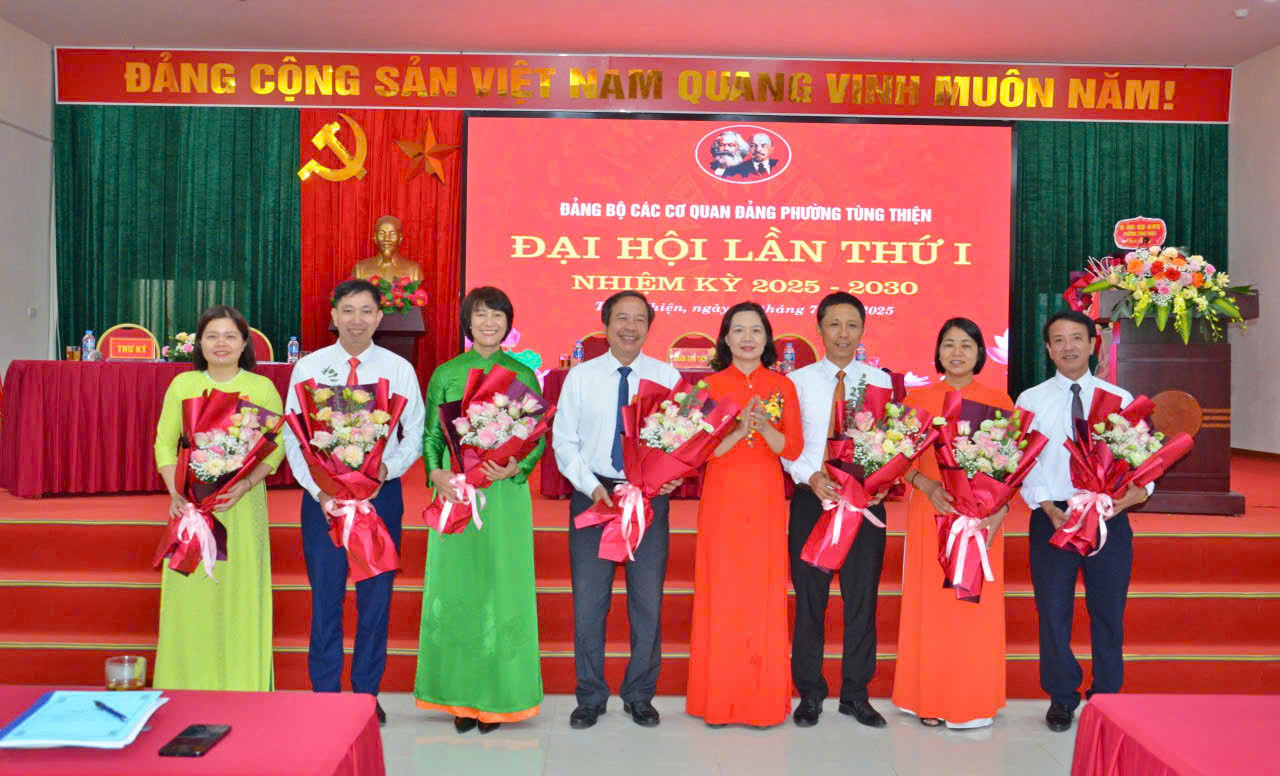 Đảng bộ các cơ quan Đảng phường Tùng Thiện đại hội lần thứ nhất - ảnh 4