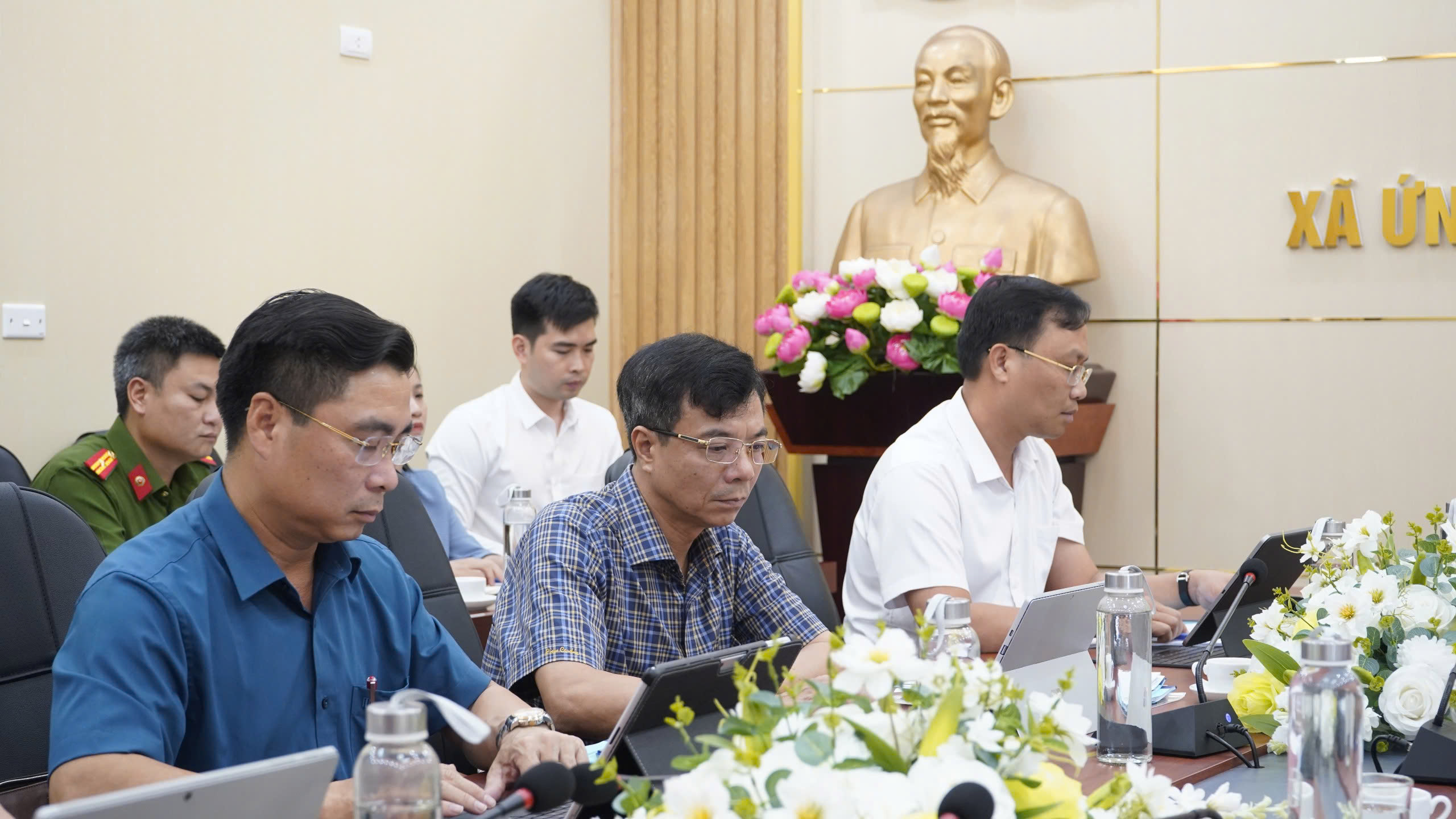 Xã Ứng Hoà: Quyết tâm cao nhất để tổ chức thành công đại hội Đảng bộ xã lần thứ I - ảnh 2