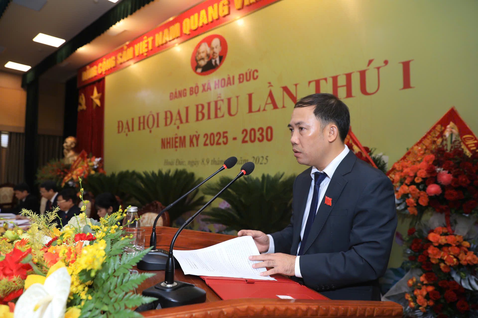 Xây dựng xã Hoài Đức trở thành phường giàu đẹp, văn minh, hạnh phúc - ảnh 6