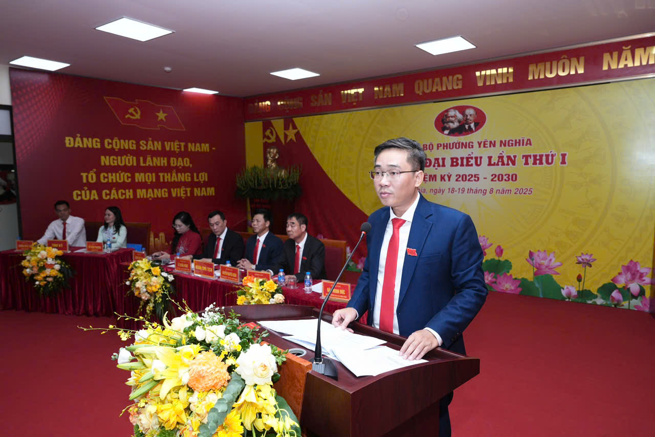 Đại hội Đại biểu Đảng bộ phường Yên Nghĩa lần thứ I diễn ra ngày làm việc thứ nhất - ảnh 5