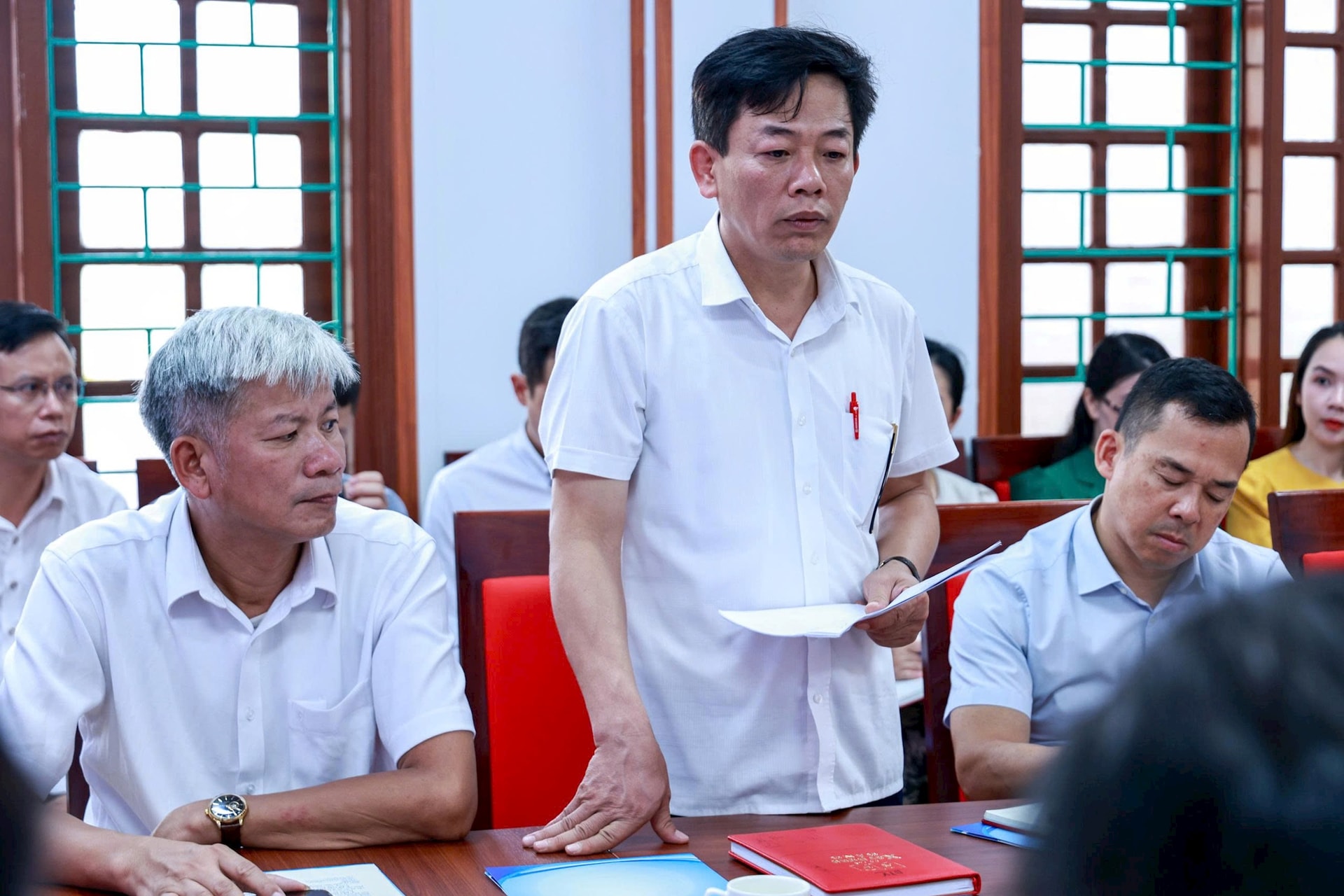 Kiểm tra tiến độ Dự án Khu lưu niệm Trưởng ban Thường trực Quốc hội Bùi Bằng Đoàn - ảnh 3