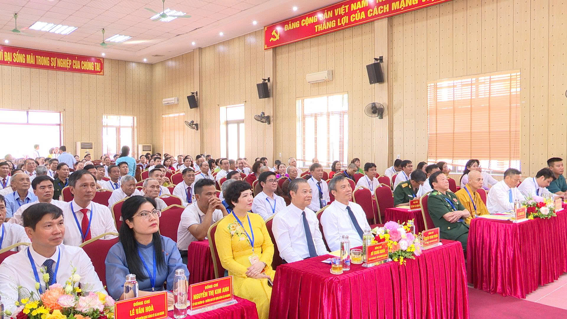 Đại hội đại biểu Uỷ ban MTTQ xã An Khánh lần thứ I thành công tốt đẹp - ảnh 1