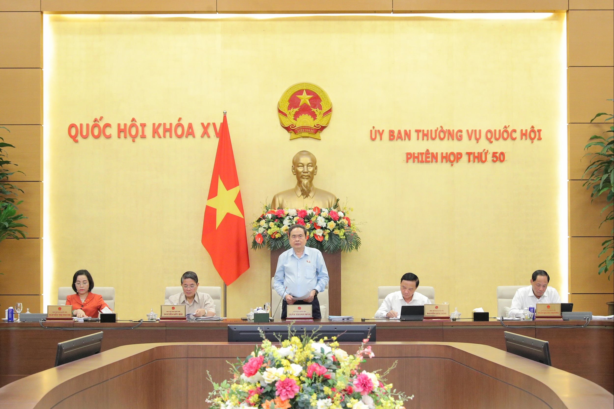 Ủy ban Thường vụ Quốc hội khai mạc Phiên họp thứ 50 - ảnh 1