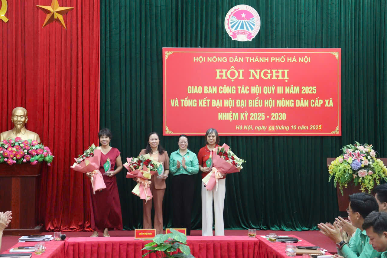 Hội Nông dân Hà Nội tặng bằng khen 22 tập thể Hội Nông dân xã, phường có thành tích xuất sắc - ảnh 2