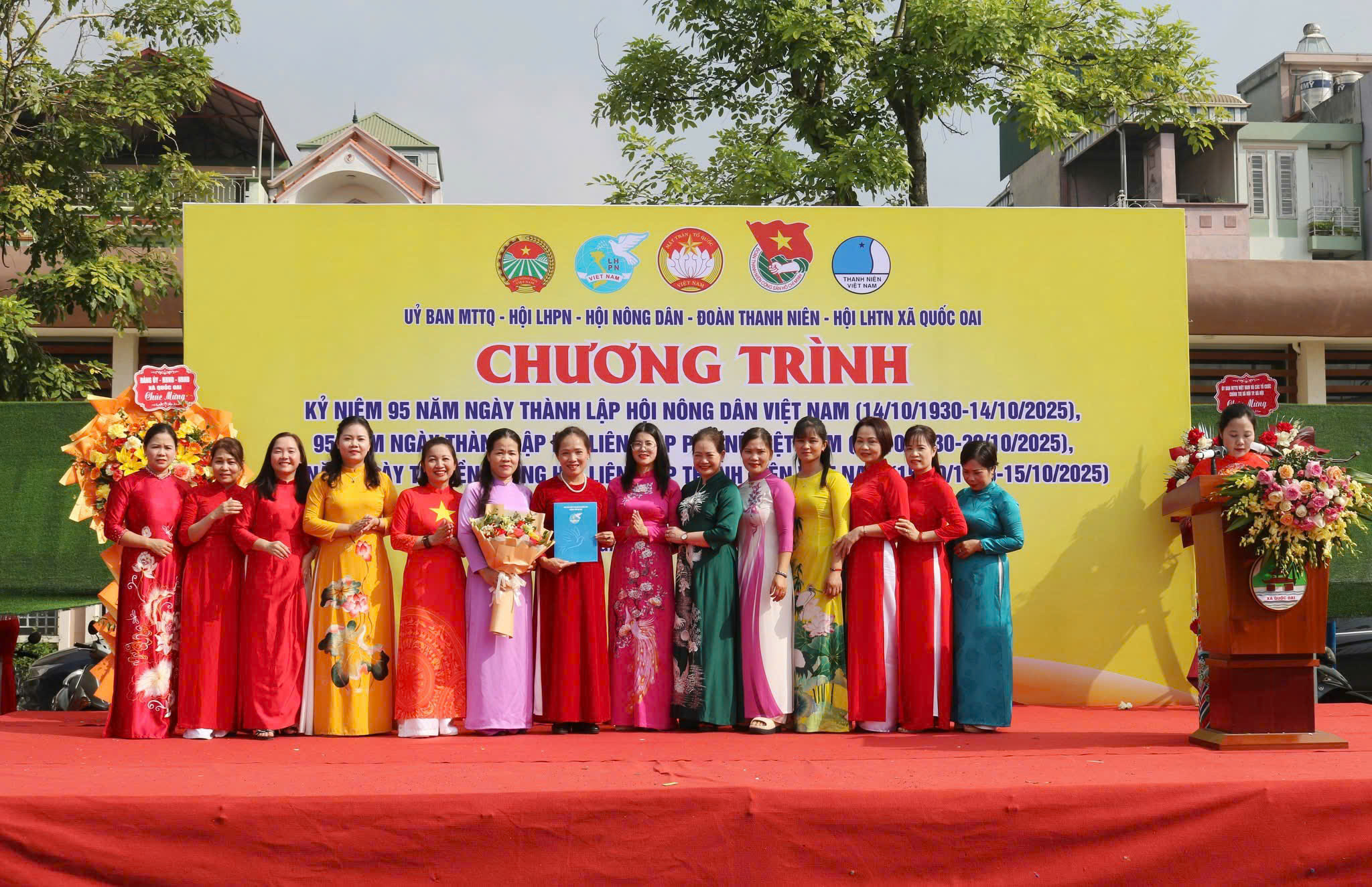 Xã Quốc Oai: Tưng bừng ngày hội của các tổ chức chính trị - xã hội - ảnh 7