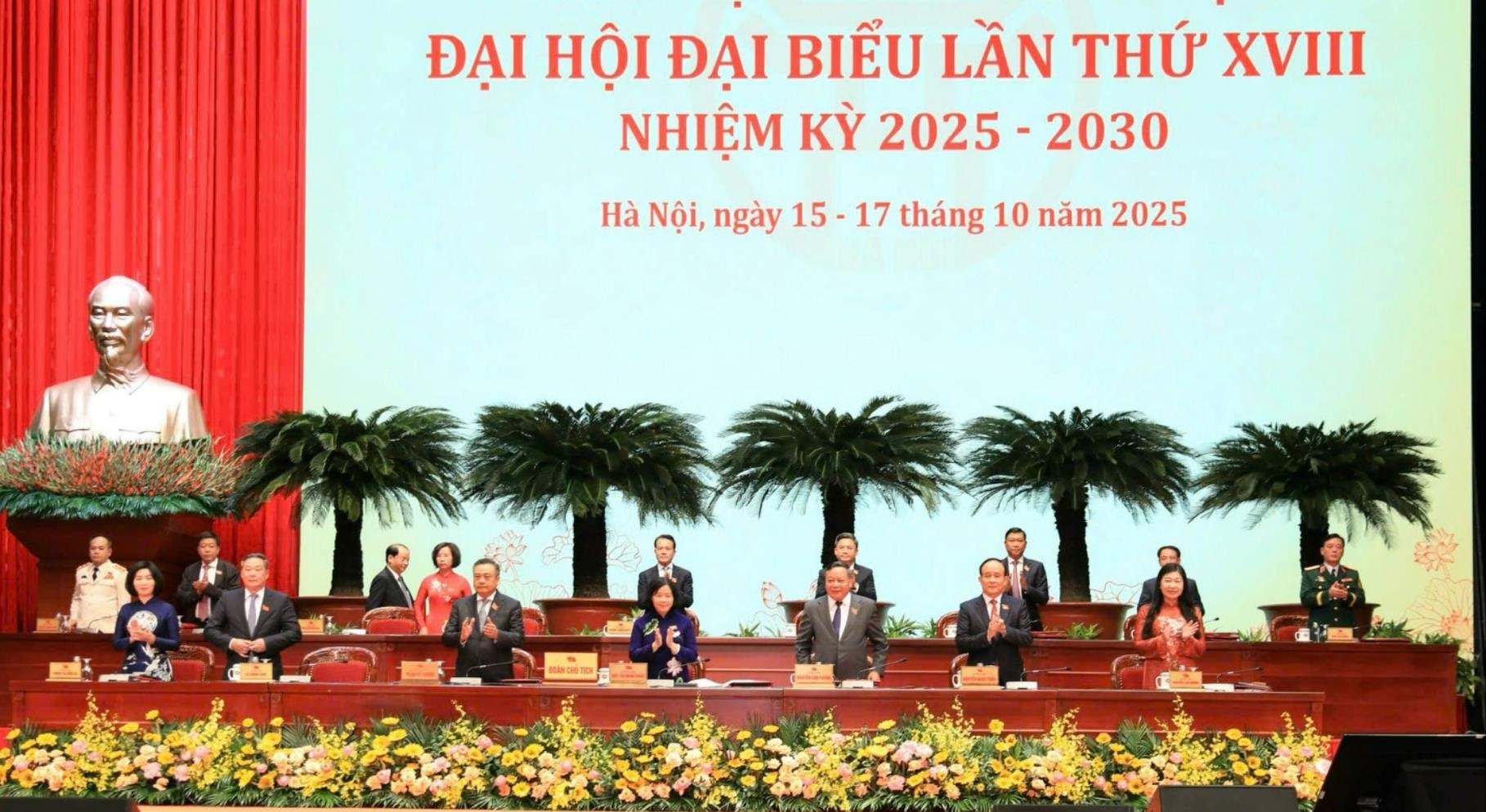 Thông tin kết quả phiên trù bị Đại hội lần thứ XVIII Đảng bộ Thành phố Hà Nội - ảnh 1