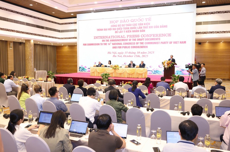 Họp báo quốc tế công bố Dự thảo các văn kiện trình Đại hội đại biểu toàn quốc lần thứ XIV của Đảng - ảnh 4