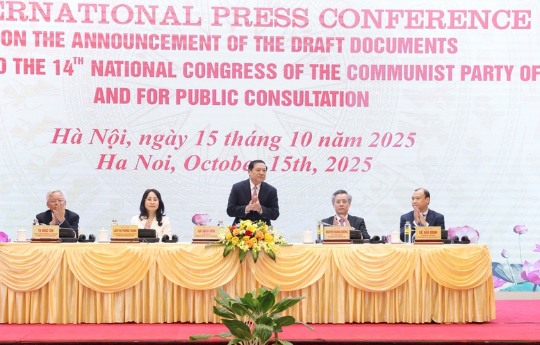 Họp báo quốc tế công bố Dự thảo các văn kiện trình Đại hội đại biểu toàn quốc lần thứ XIV của Đảng - ảnh 1
