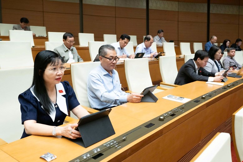 Bộ trưởng Bộ Công an trình bày các tờ trình về 4 dự án luật   - ảnh 4